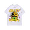 Unisex Vintage Streetwear Graphic Tee Oversized Cotton Crewneck T-Shirt Youth Casual Wear
