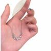 Elegant Japanese-Korean Zirconia Bow Necklace - Women's Summer Light Luxury Clavicle Chain 