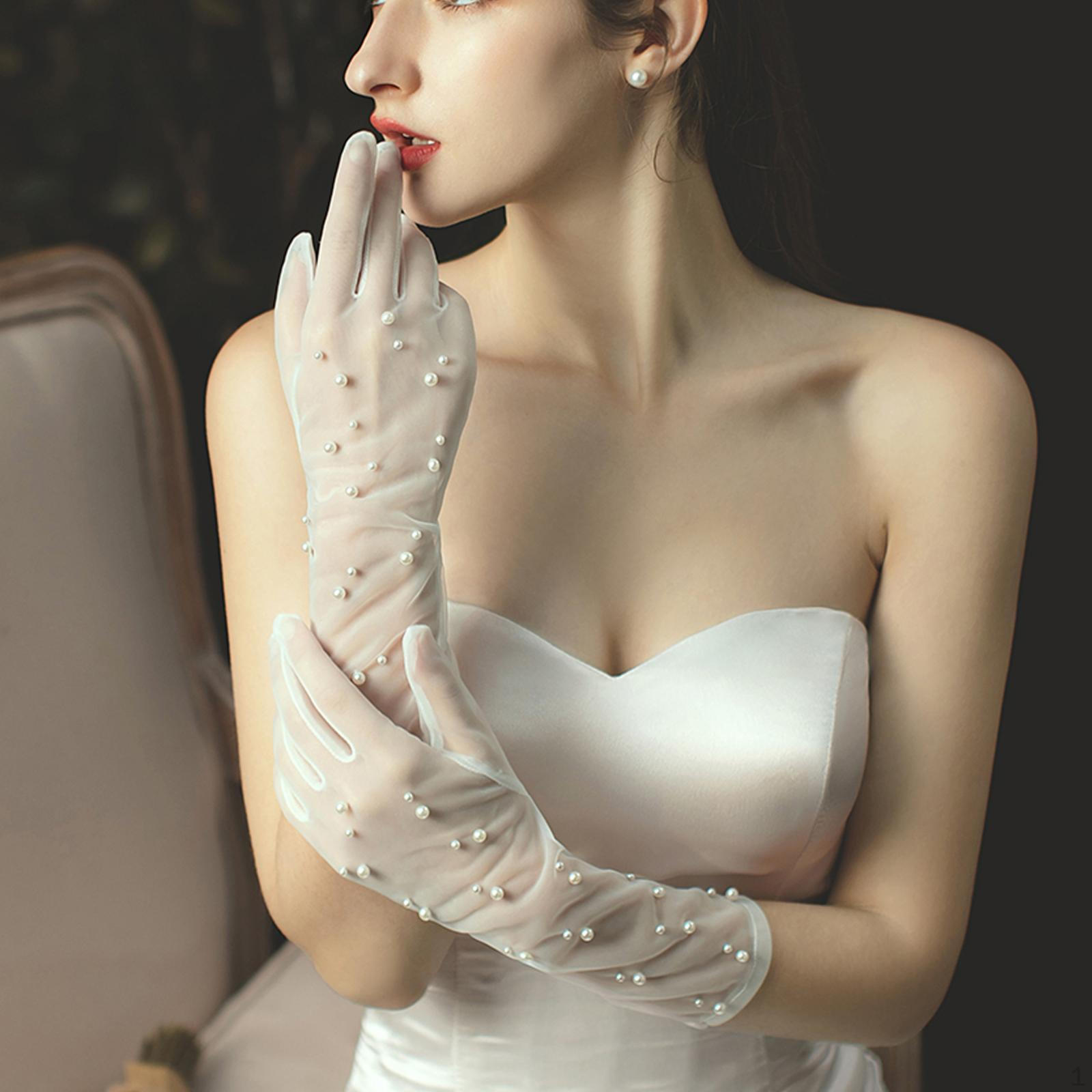 Женский Вечерний Свадебный Карнавальный Костюм Жемчужный Фантазийный Наряд Length 35cm