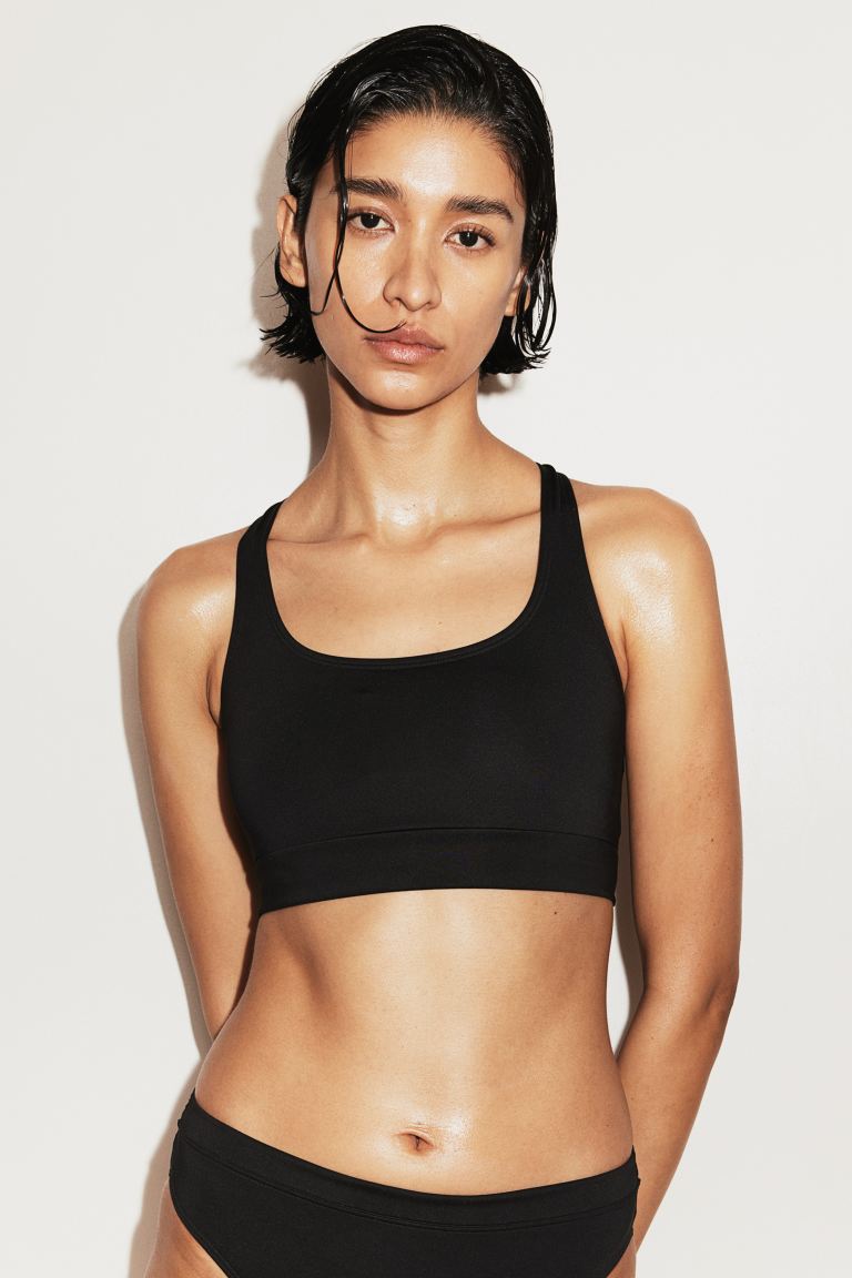 

Спортивный топ бикини HM, черный