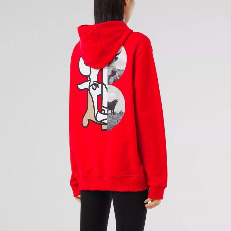 Burberry Sweatshirt Unisex Bright Red 80370821