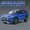 1/32 Subaru Forester SUV Alloy Off-Road Vehicle Miniature Scale Model Car Diecast Metal Sound and Light Collection Children Toy Gift
