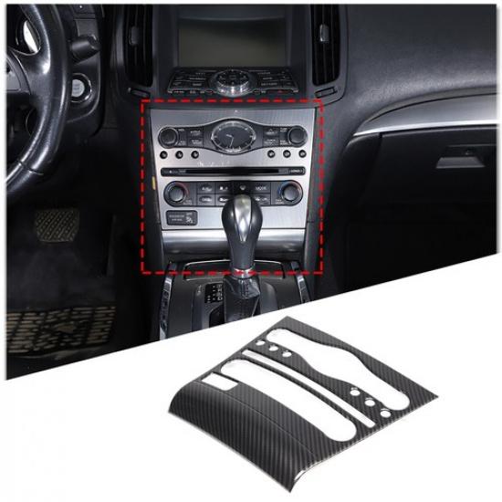 Carbon ABS Console Air condition Panel Cover Trim for Infiniti G Series 07-13