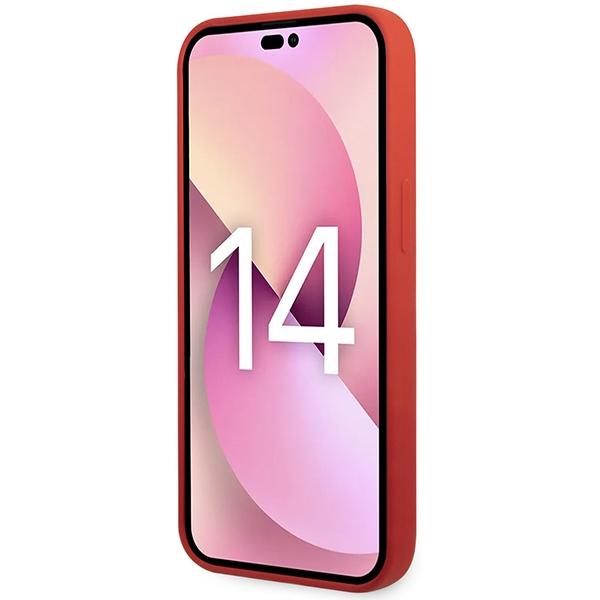 Etui Do iPhone 14 Tumi Liquid Silicone Czerwony Hardcase