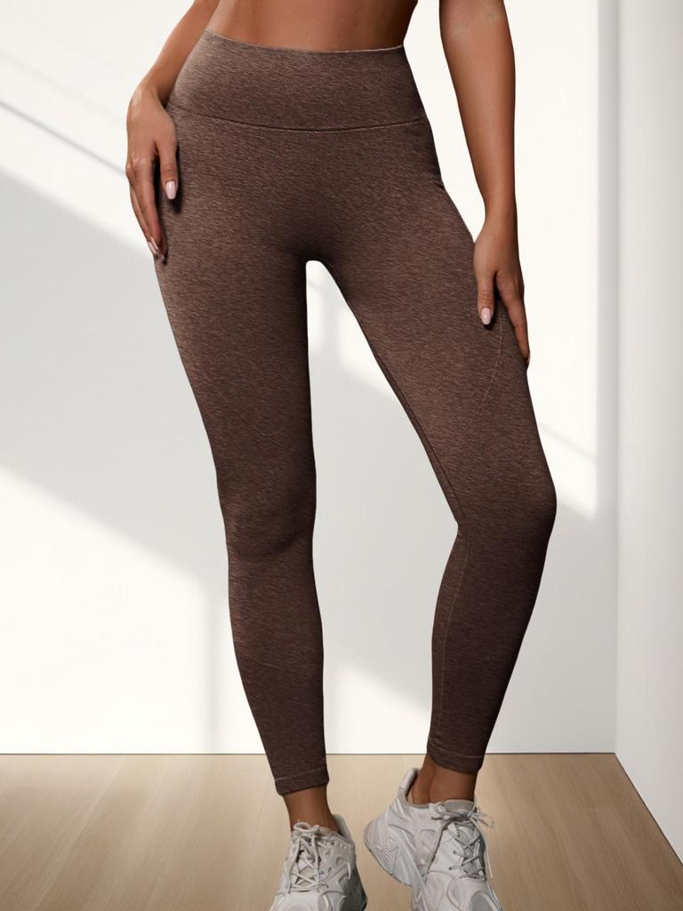 Europäische & Amerikanische Nahtlose Yoga Leggings: Damen High-Waist Schnelltrocknende Fitnesshose