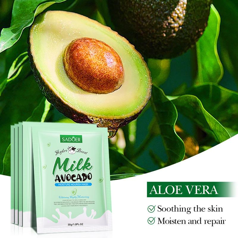 SADOER Milk Avocado Moisturising Mask Hydrating Mask