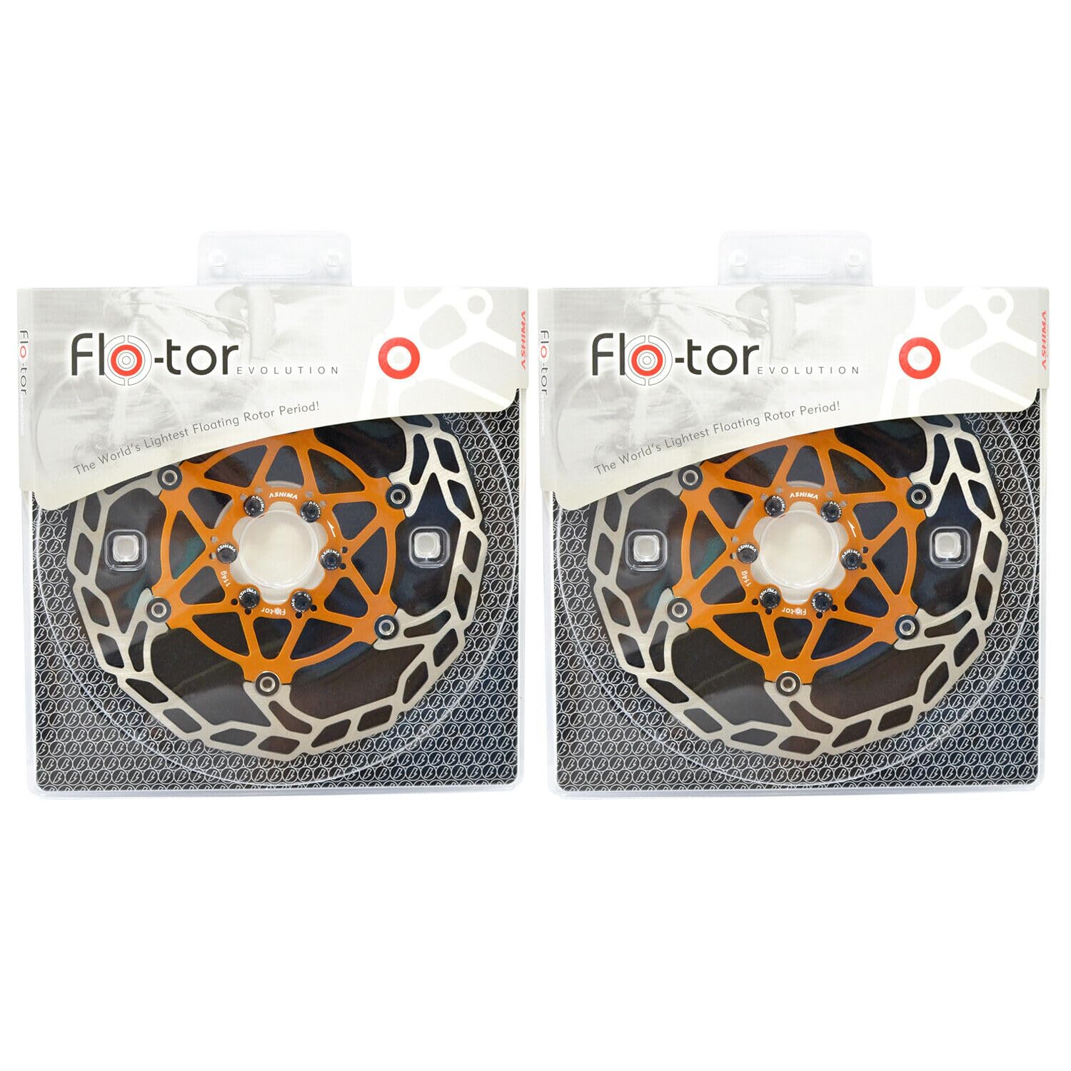 

Disc Flotor Rotor AS2393 Ashima-LTD Flo-Tor ARF-3 6-Bolt, 180mm, 2PCS, Gold,