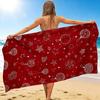 1Pc Christmas Ornaments Beach Towel Quick Dry Multiuse For Beach Pool Gym Yoga Home Travel Christmas Halloween Xmas Gift S185