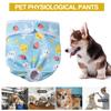 Pet Sıhhi Pantolon Rahat Sızdırmazlık Yüksek Emicilik Raptiye Bant Baskılı Desen Köpek Bezi Sarar