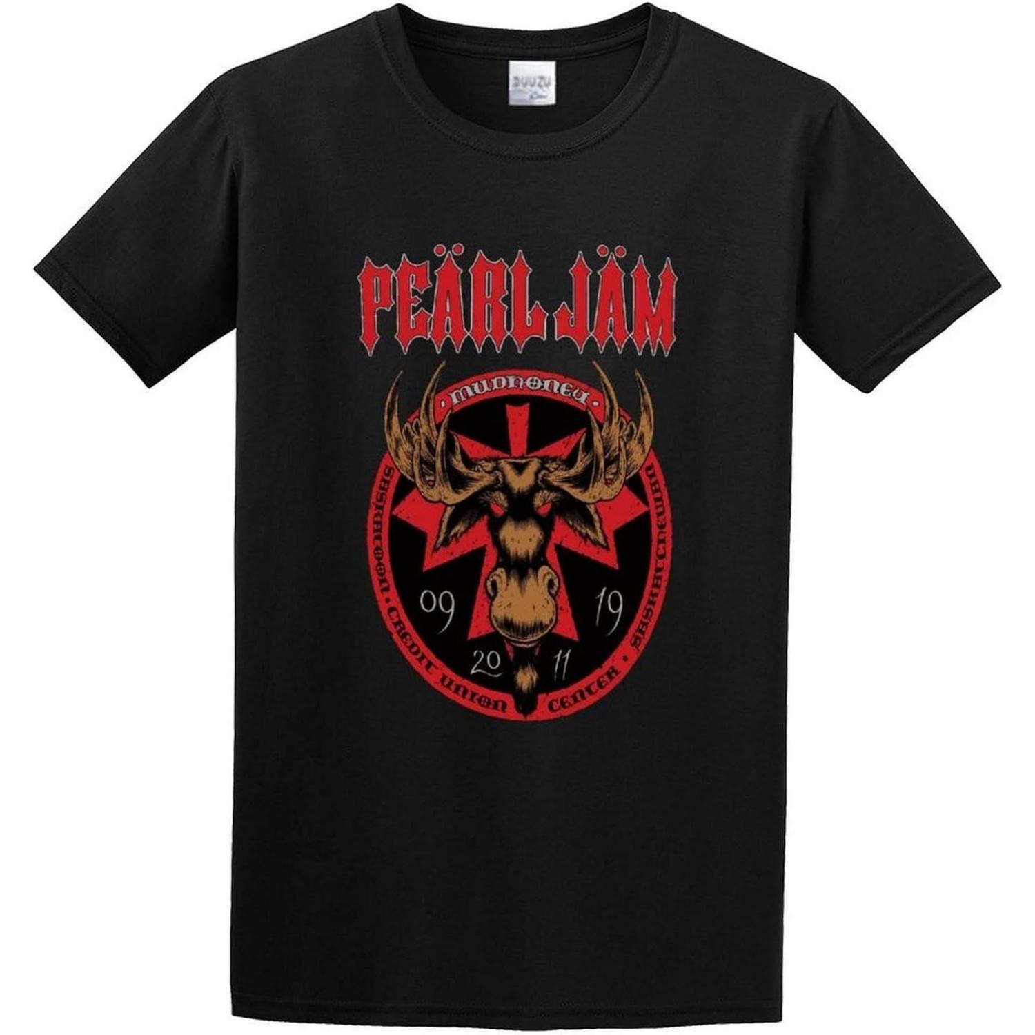

Pearl Albums Jam Fargo Poster Mens T-Shirt Graphic Printed Black Tee XXXXXL чорний