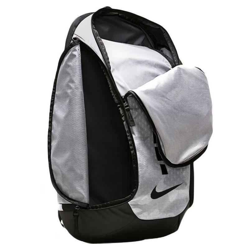 Nike Polyester Backpack Regular Unisex Silver Gray Casual