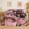 Sänger T-Taylor Singer Musik Flanelldecke Weiche Warme Überwurfdecke für Schlafzimmer Wohnzimmer Bett Reise Camping Picknick Geschenk