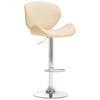 Bar Stool, Cream, Faux Leather
