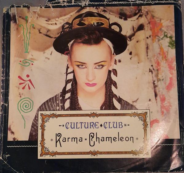 

7inch Record CULTURE CLUB - Karma Chameleon VS1176 Virgin 1983 Canada Pop Used