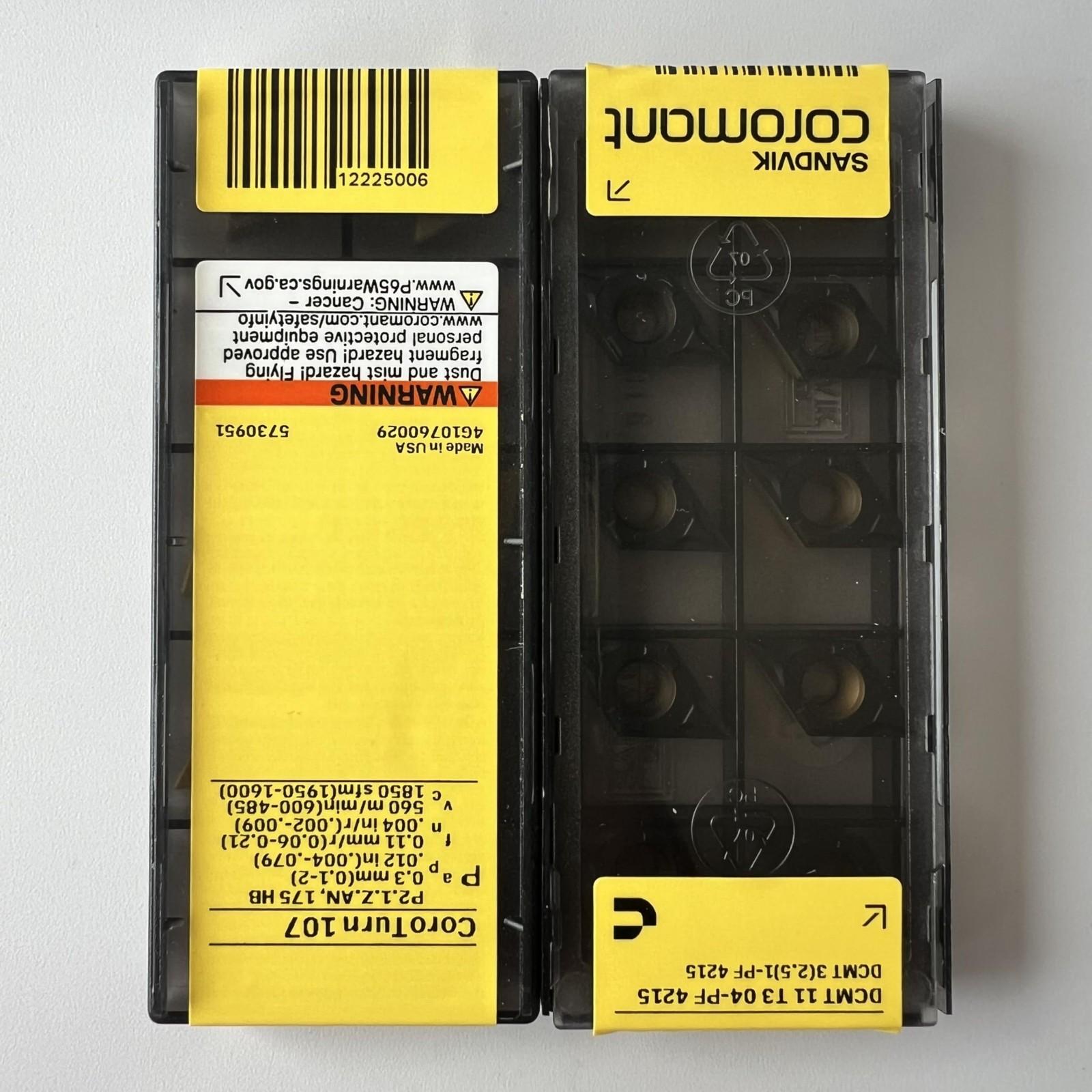 

SANDVIK / DCMT11T304-PF 4215 / Original Swedish hard alloy blade 10 Pcs