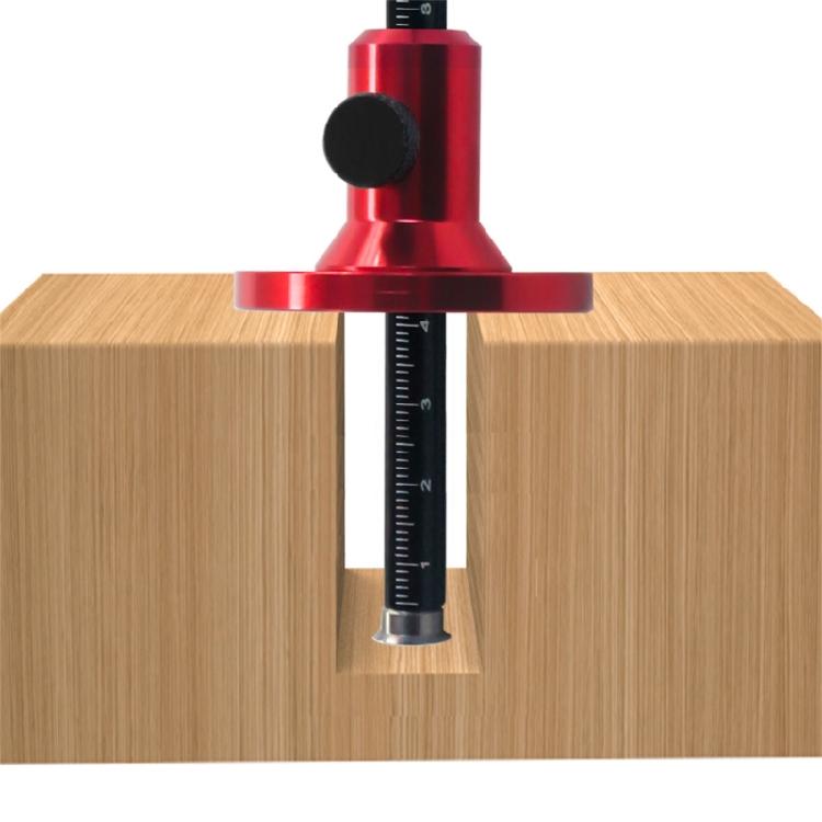Clear Readable Scale Aluminum Woodworking Carpentry Layout Scriber Line Marking Gauge Ruler Suitable for Woodworking Use
