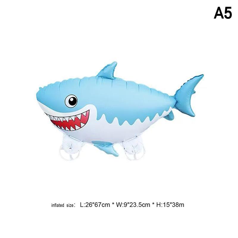 HUAHUA4D Alphabet Foil Balloon Elephant Design with Wheels for Kids' Parties and Baby ShowersHUAHUA