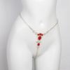 Cross-Border Hot-Selling Ruby Rhinestone Bikini Body Chain Thong