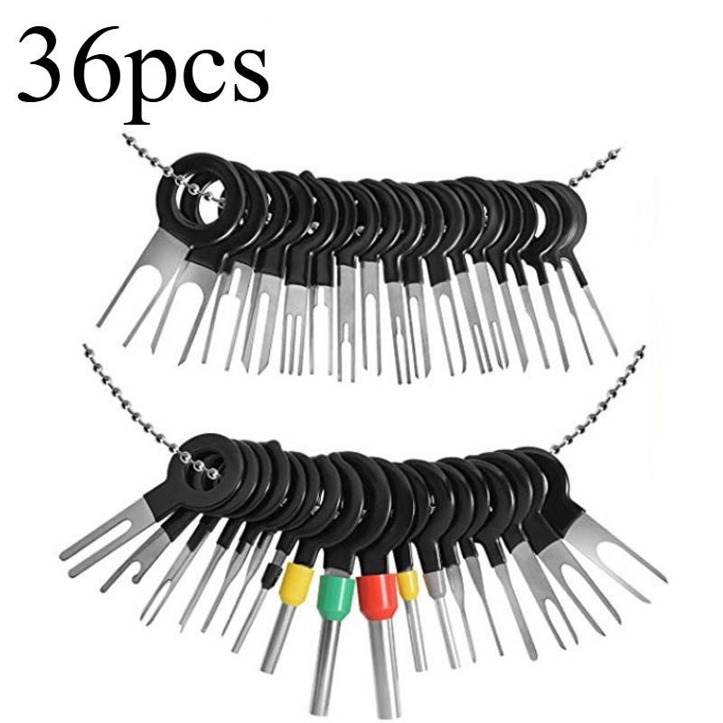 Automotive Plug Terminal Remove Tool Set Key Pin Car Electrical Wire Crimp Connector Extractor Kit Accessories