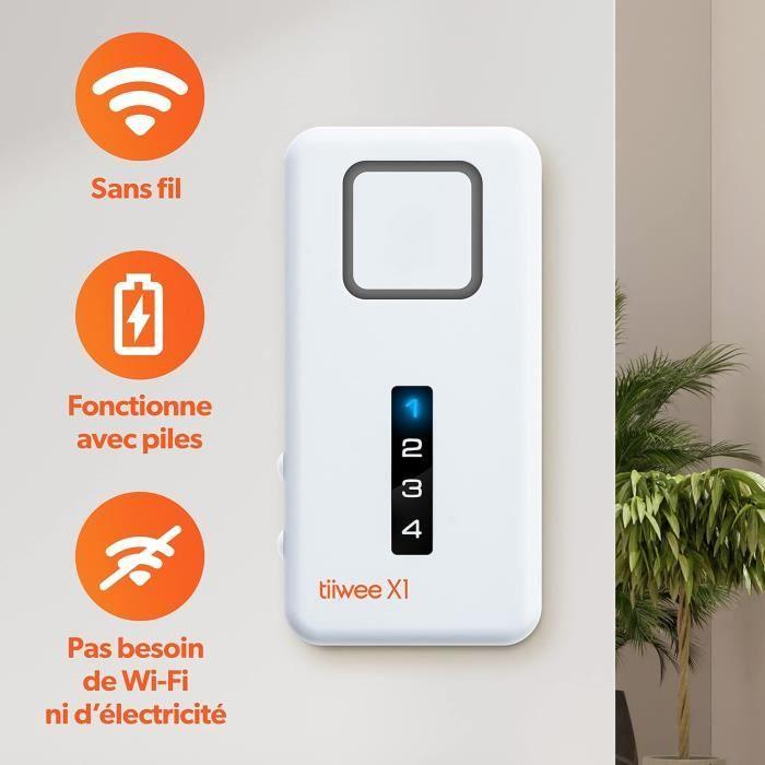 Domovní alarm - tiiwee - Výkonná siréna - 4 detektory - 2 dálkové ovladače - Snadná instalace