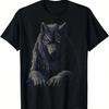 Werwolf Mythisches Motiv Fantasy Illustration Werwolf T-Shirt