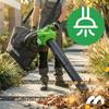 Garden Petrol Leaf Blower Vacuum Cleaner with Shredder 3-in-1 370km/h Masterblow7500w