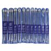 22 Pcs 25cm Length Straight Single Pointed Needles Metal Knitting Needles  For Socks Knitting