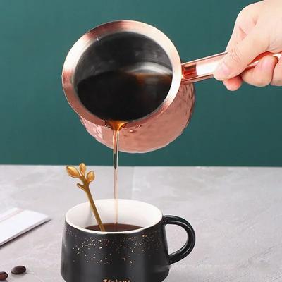1 Stück Türkische Kaffeekanne Edelstahlbehälter Kaffeekannen Milchaufschäumkännchen Griechisch Dubai Milchkaffeewärmer