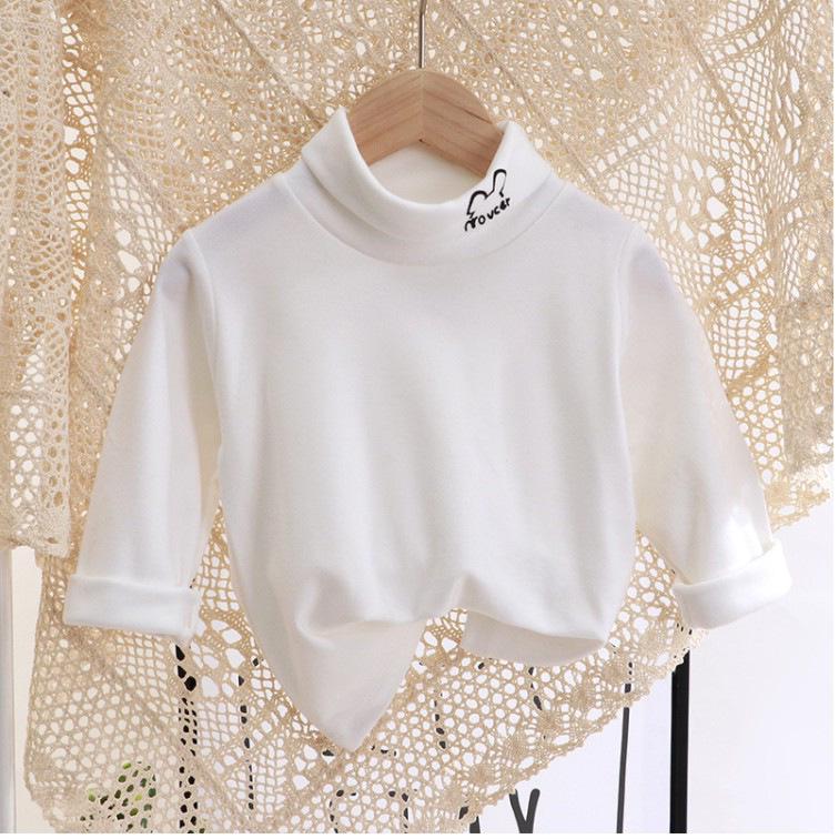 

Детский утепленный базовый слой с длинным рукавом и отложным воротником для осени и зимы 80 cm