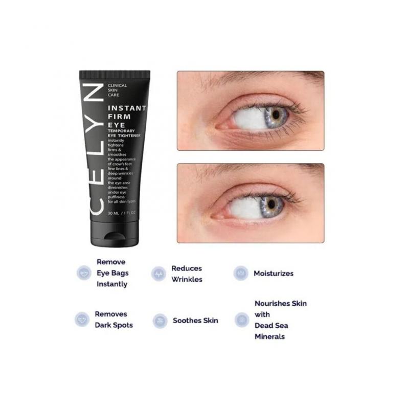 Instant Firming Eye Cream: 2 formulas to combat dark circles and wrinkles and reduce under-eye bags, 30 ml