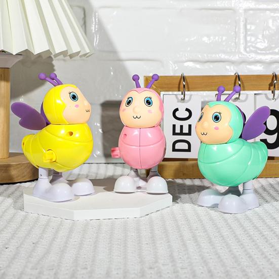 Yousheng Wind-up Jumping Animal Toy Cow Squirrel Dinosaur Rabbit Penguin Chick Monkey Bird Walking Toy Toddlers Educational Interactive Clockwork