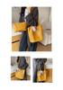 Popular Women's Large Capacity Mother-Child Tote - High-End Woven Texture Single Shoulder Bag for Commute and Shopping.