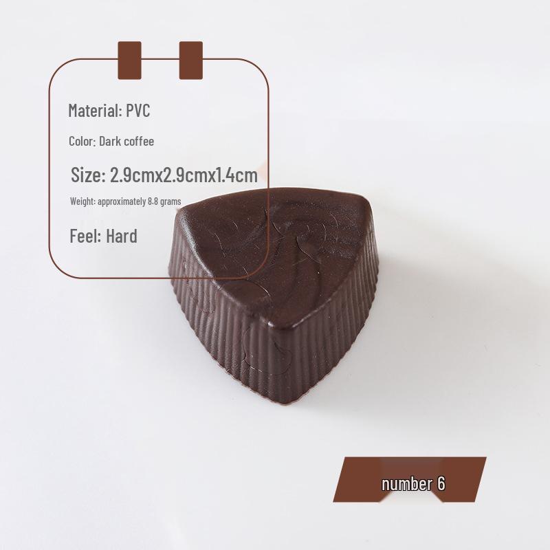 PVC Chocolate Model Props for Dessert Shop and Photography Display