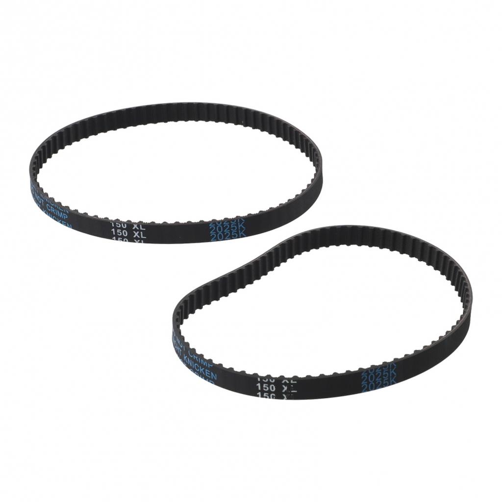 150XL037 Schwarzer Gummi-Zahnriemen mit 75 Zähnen für Leise