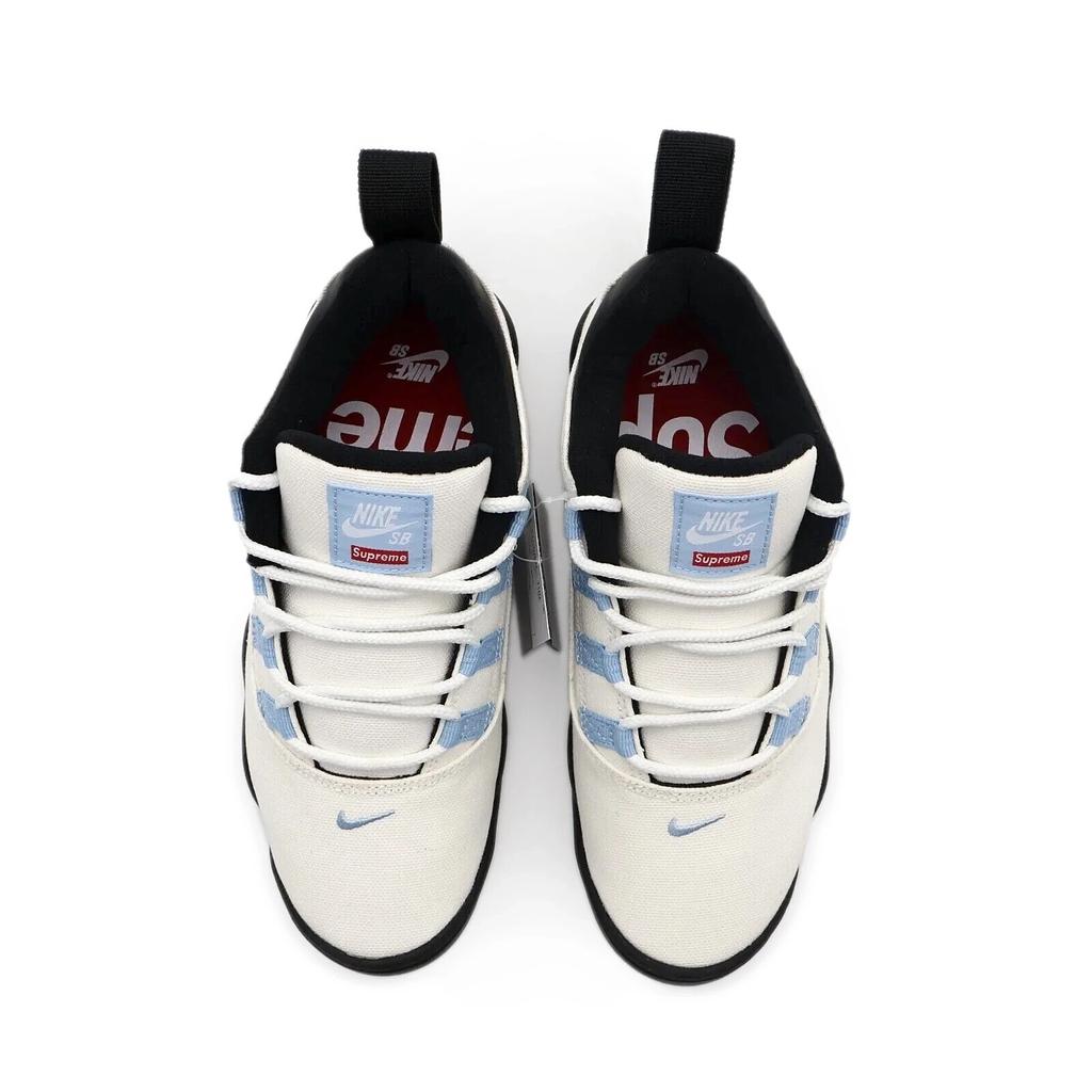 FQ3000-100 Supreme Nike SB Darwin Low White Sail Boarder Blue Black (Men's)