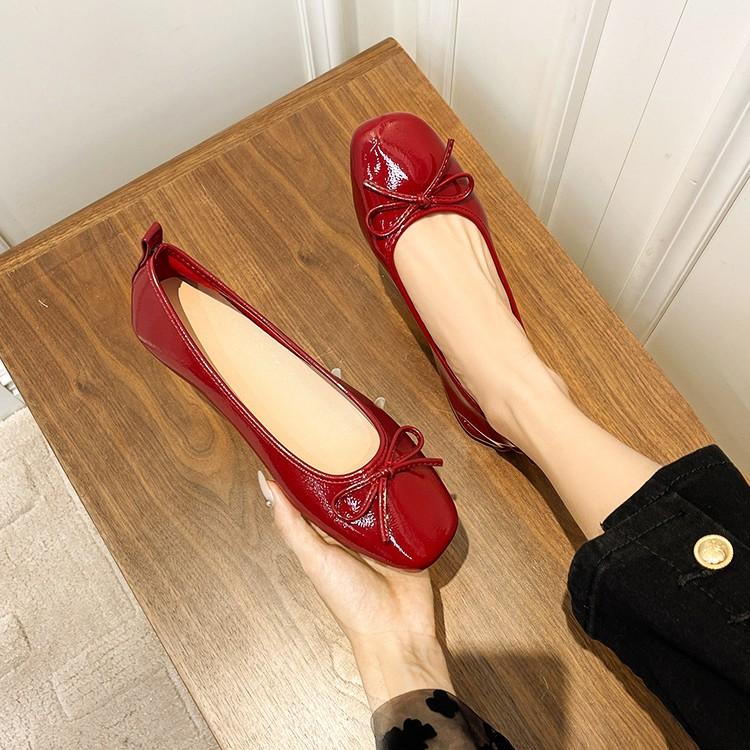 Temperament Bow Plus Velvet Mary Jane Shoes Women 2026 Winter Retro Inside Heightening Warm Fluffy Casual Shoes