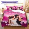 Dirty Dancing Pattern Bedding Quilt Set Quilt Cover Pillowcase Home Decoration Gift (1 * duvet cover + 2 * pillowcase, without core)