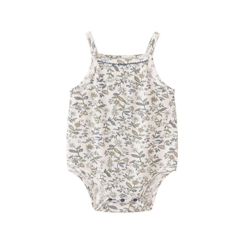 Babylove Girls  Summer Modal Suspender Romper 80