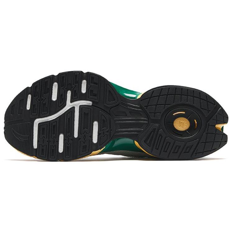 Anta Cushioning Slip Resistant Height Increasing Low top Nitrogen Technology Running Shoes Men's White Green 912425503-6