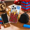 B-border-lands Hot Game Poster Pattern Phone Case for iPhone 16 15 14 13 12 11 Pro Max Sheepskin Silver-edged Protective Case