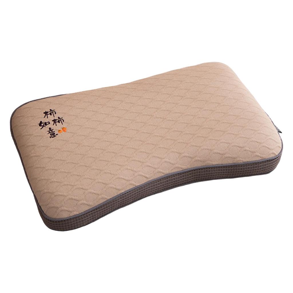 Buckwheat Pillow for Sleeping Neck Support Pillow Removable Pillow Case for Any Sleeping Positions Home Cervical Pillow