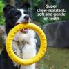 Teeth Cleaning Dog Chew Rings EVA Indestructible Pull Ring Toy Dog Chew Toy  Large Dogs