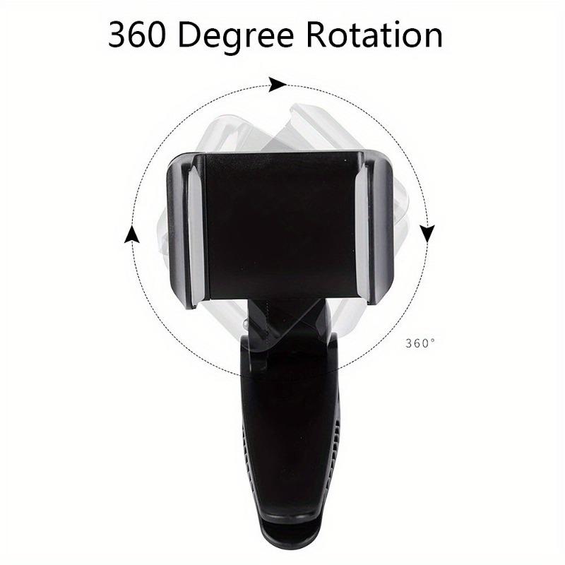 Drive with Our Universal Sun Visor Phone Mount - 360 Rotating Car Phone Holder Compatible with All Smartphones