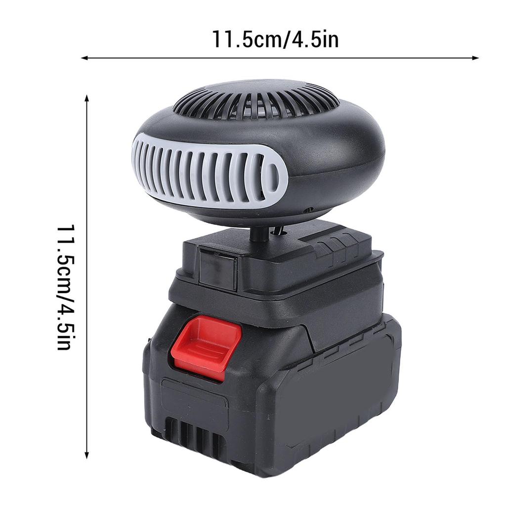 Generic Autoheizlüfter Tragbarer Heizlüfter, Auto-Scheibenentfroster mit Ladegerät, 12000mAh