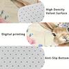 1Pcs Anti Fatigue Kitchen Rugs Spring , Happy Easter Print Waterproof Non-Slip Thick Cushioned Kitchen Mat Heavy Duty Comfort Standing Mat for Kitchen