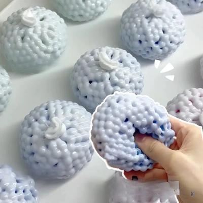 Jouet à presser Squishy Balle Anti-Stress Plasticité Peau de Glace Doux Jouet Fait Main Ultra-Fin Collant Léger Jouets Anti-Stress