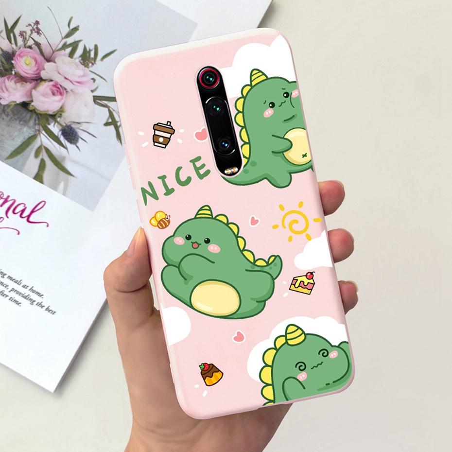 Kreslený obal pro Xiaomi Mi 9T Pro Mi9T Roztomilý barevný měkký silikonový zadní kryt pro Xiaomi Mi 9T 9 T 9TPro Pouzdra na telefon