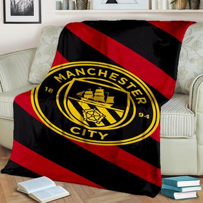City Football Club Printed Throws Blanket Soft Flannel Blankets for Couch Bed Gifts for Men Women Picnic Blanket Christmas Gifts