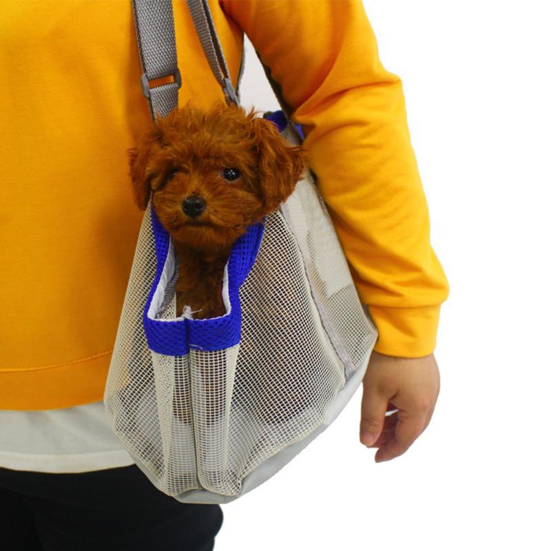 Mesh Breathable Portable Casual Travel Shoulder Slings Kitten Puppy Carrying Transport Bag Foldable Outdoor Pet Cat Dog Carrier