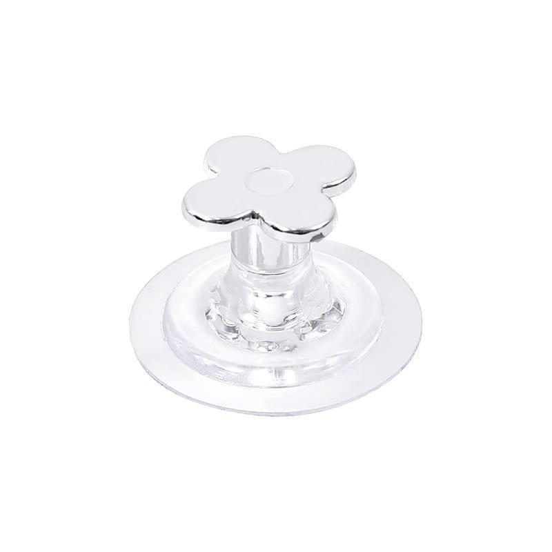 Flower Toilet Lid Lifter: Flip-Up Handle for Hands-Free Use